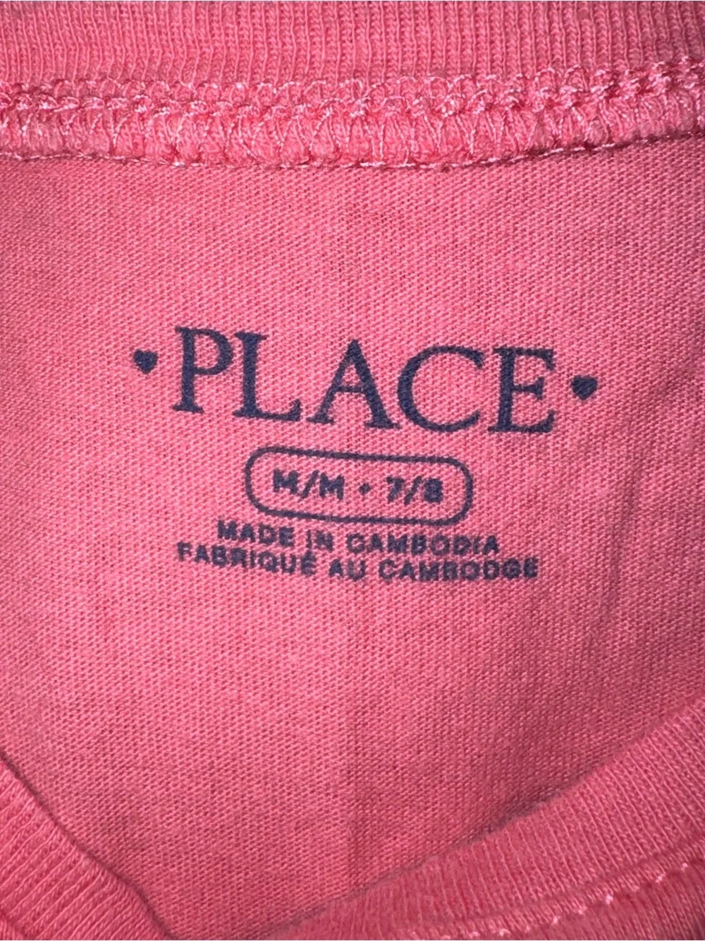 The Children's Place size medium Pink butterfly Short-Sleeve Tee shirt